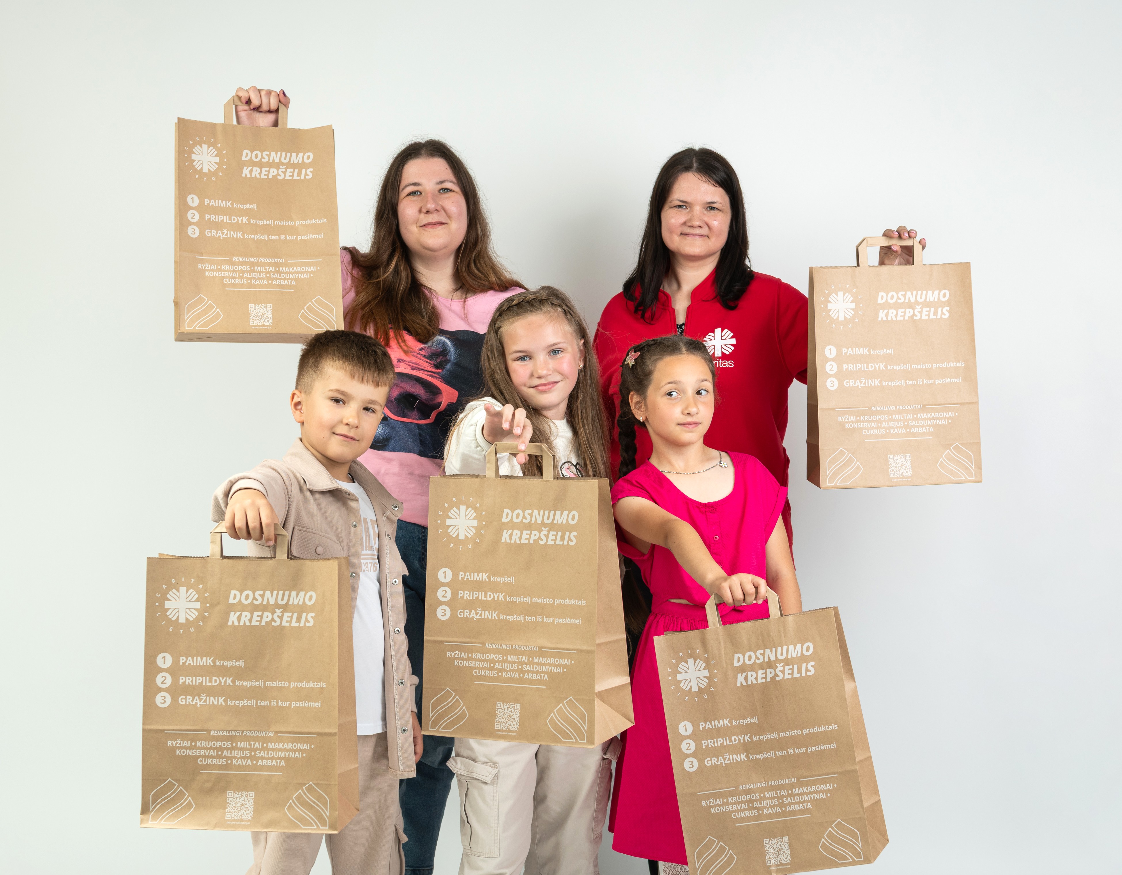 Caritas skelbia „Dosnumo krepšelio“ iniciatyvą: paimk, pripildyk, grąžink